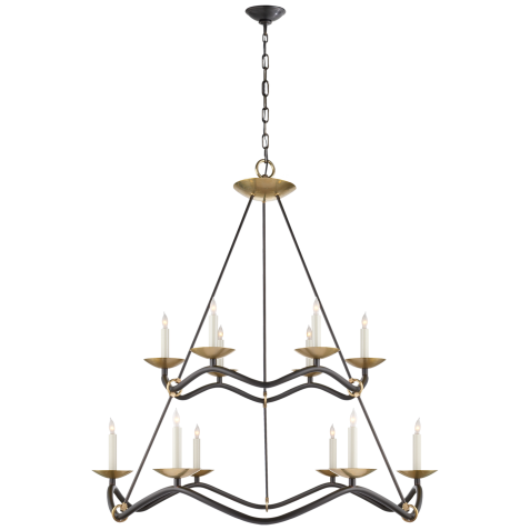 Люстра Choros Two-Tier Chandelier S 5041AI