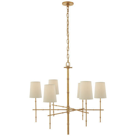 Люстра Grenol Medium Modern Bamboo Chandelier S 5161HAB-PL