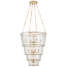 Люстра Cadence Large Waterfall Chandelier S 5657HAB-AM
