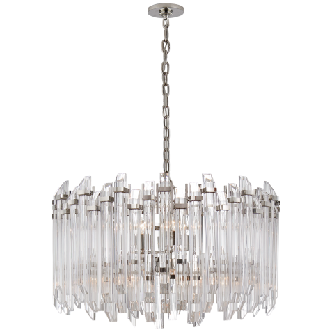 Люстра Adele Large Wide Drum Chandelier SK 5421PN-CA