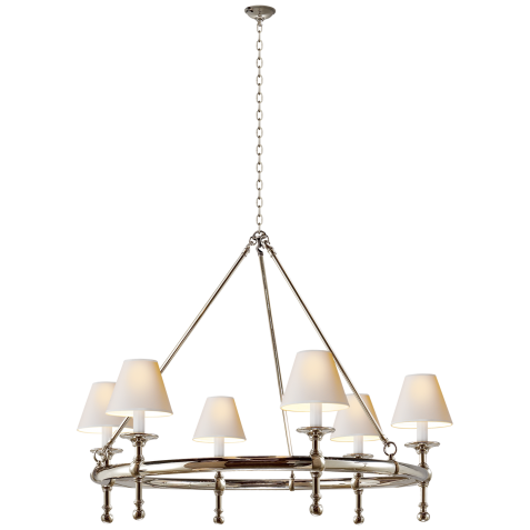 Люстра Classic Ring Chandelier SL 5812PN-NP