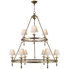 Люстра Classic Two-Tier Ring Chandelier SL 5813AN-NP