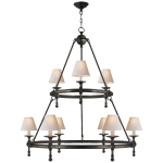 Люстра Classic Two-Tier Ring Chandelier SL 5813BZ-NP