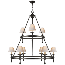 Люстра Classic Two-Tier Ring Chandelier SL 5813BZ-NP