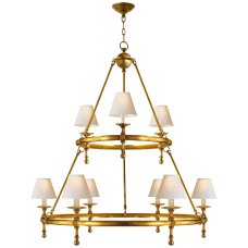 Люстра Classic Two-Tier Ring Chandelier SL 5813HAB-NP