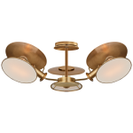 Люстра Osiris Medium Reflector Semi-Flush Mount TOB 4290HAB-L