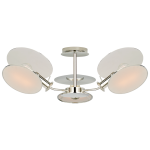 Люстра Osiris Medium Reflector Semi-Flush Mount TOB 4290PN-L
