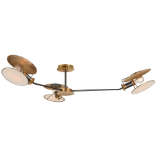 Люстра Osiris Large Asymmetric Semi-Flush Mount TOB 4291BZ/HAB-L