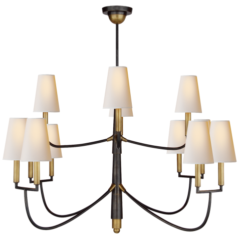 Люстра Farlane Large Chandelier TOB 5017BZ/HAB-NP