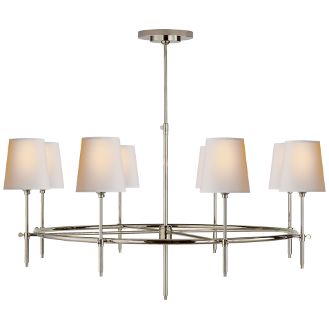 Люстра Bryant Large Ring Chandelier TOB 5024PN-NP