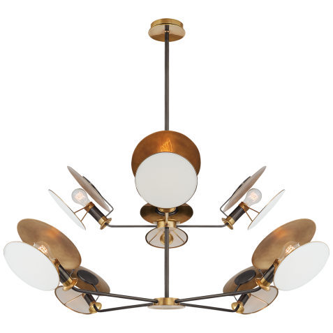 Люстра Osiris Large Reflector Chandelier TOB 5290BZ/HAB-L