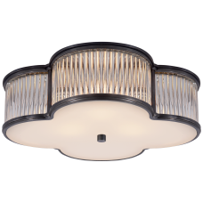 Люстра Basil 17'' Flush Mount AH 4015GM/CG-FG