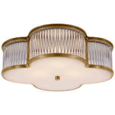 Люстра Basil 17'' Flush Mount AH 4015NB/CG-FG