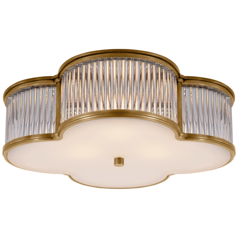 Люстра Basil 17'' Flush Mount AH 4015NB/CG-FG