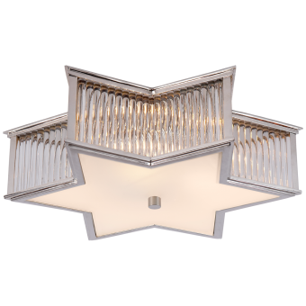 Люстра Sophia 17'' Flush Mount AH 4017PN/CG-FG