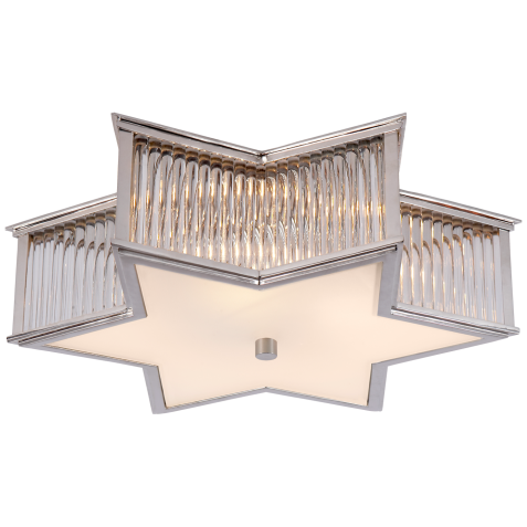 Люстра Sophia 17'' Flush Mount AH 4017PN/CG-FG
