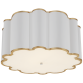 Люстра Markos Grande Flush Mount AH 4021WHT/G-FA