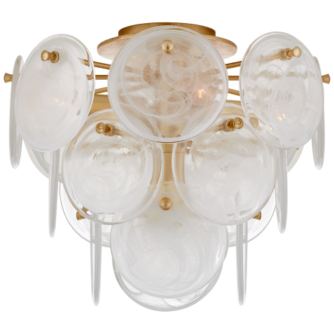 Люстра Loire Medium Tiered Flush Mount ARN 4450G-WSG