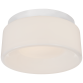 Люстра Halo 5.5'' Solitaire Flush Mount BBL 4092WHT-WG