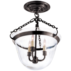 Люстра Country Semi-Flush Bell Jar Lantern CHC 2109BZ