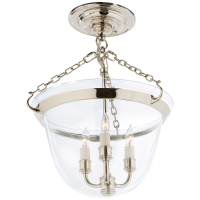 Люстра Country Semi-Flush Bell Jar Lantern CHC 2109PN