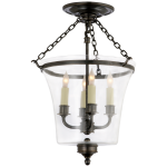 Люстра Sussex Semi-Flush Bell Jar Lantern CHC 2209BZ