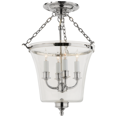 Люстра Sussex Semi-Flush Bell Jar Lantern CHC 2209PN