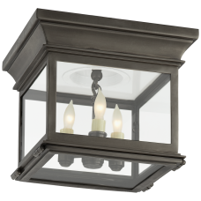 Люстра Club Small Square Flush Mount CHC 4128BZ-CG