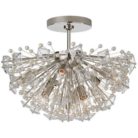 Люстра Dickinson Medium Semi-Flush KS 4005PN-CG