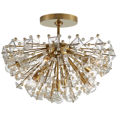 Люстра Dickinson Medium Semi-Flush KS 4005SB-CG