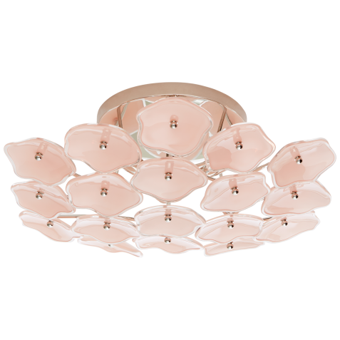 Люстра Leighton Medium Flush Mount KS 4065PN-BLS