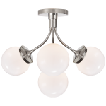 Люстра Prescott Medium Semi-Flush Mount KS 4407PN-WG