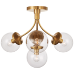Люстра Prescott Medium Semi-Flush Mount KS 4407SB-CG