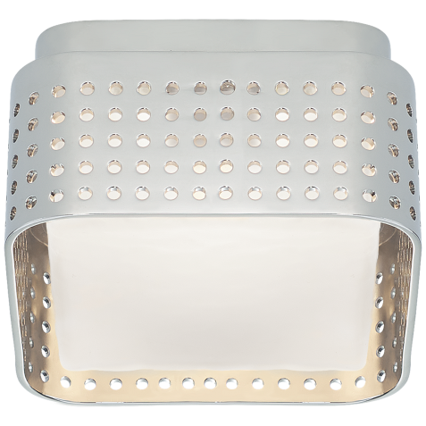Люстра Precision 4.5'' Solitaire Flush Mount KW 4055PN-CDG