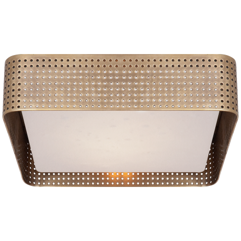 Люстра Precision Large Square Flush Mount KW 4061AB-CDG