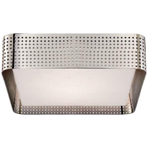 Люстра Precision Large Square Flush Mount KW 4061PN-CDG