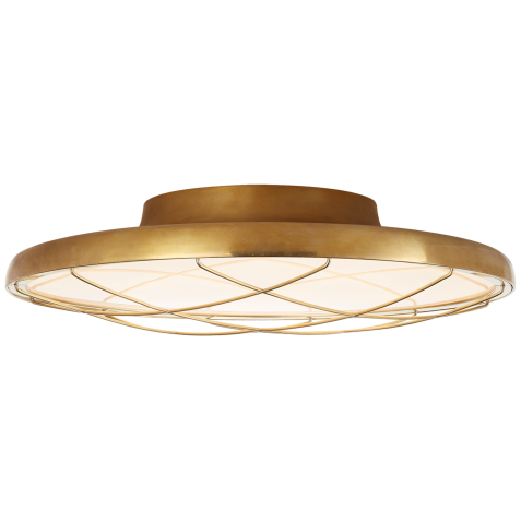 Люстра Dot 13'' Caged Flush Mount PB 4001NB