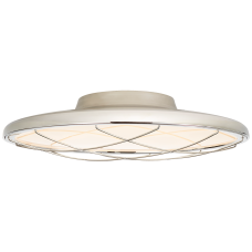 Люстра Dot 16'' Caged Flush Mount PB 4004PN