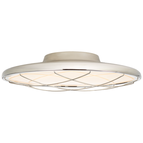 Люстра Dot 16'' Caged Flush Mount PB 4004PN