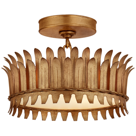 Люстра Leslie 12'' Semi-Flush SK 4205GI