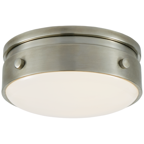 Люстра Hicks 5.5'' Solitaire Flush Mount TOB 4062AN-WG