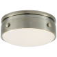 Люстра Hicks 5.5'' Solitaire Flush Mount TOB 4062AN-WG