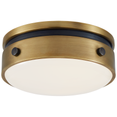 Люстра Hicks 5.5'' Solitaire Flush Mount TOB 4062BZ/HAB-WG