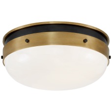 Люстра Hicks Small Flush Mount TOB 4063BZ/HAB-WG