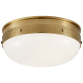 Люстра Hicks Small Flush Mount TOB 4063HAB-WG