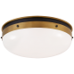 Потолочный светильник Hicks Medium Flush Mount TOB 4064BZ/HAB-WG