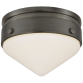 Люстра Gale 5.5'' Solitaire Flush Mount TOB 4155BZ-WG
