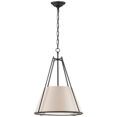 Люстра Aspen Large Conical Hanging Shade S 5033BR-NP