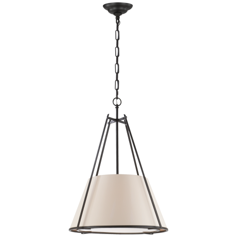 Люстра Aspen Large Conical Hanging Shade S 5033BR-NP