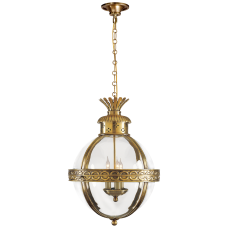 Люстра Crown Top Banded Globe Lantern CHC 2111AB-CG
